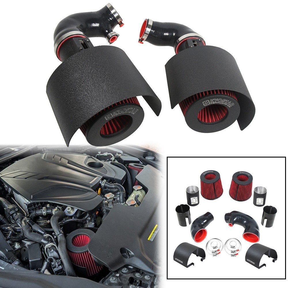 Cold Air Intake System For 2016-2024 INFINITI Q50 Q60 3.0L Twin Turbo Aluminum
