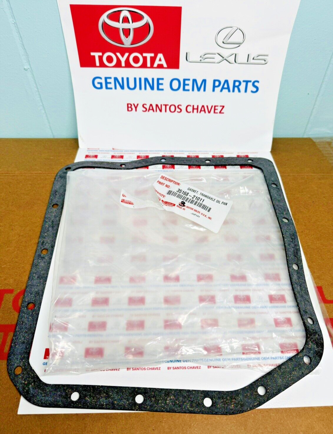2000-2015 Toyota & Scion Transmission Oil Pan Gasket GENUINE OEM PART35168-21011