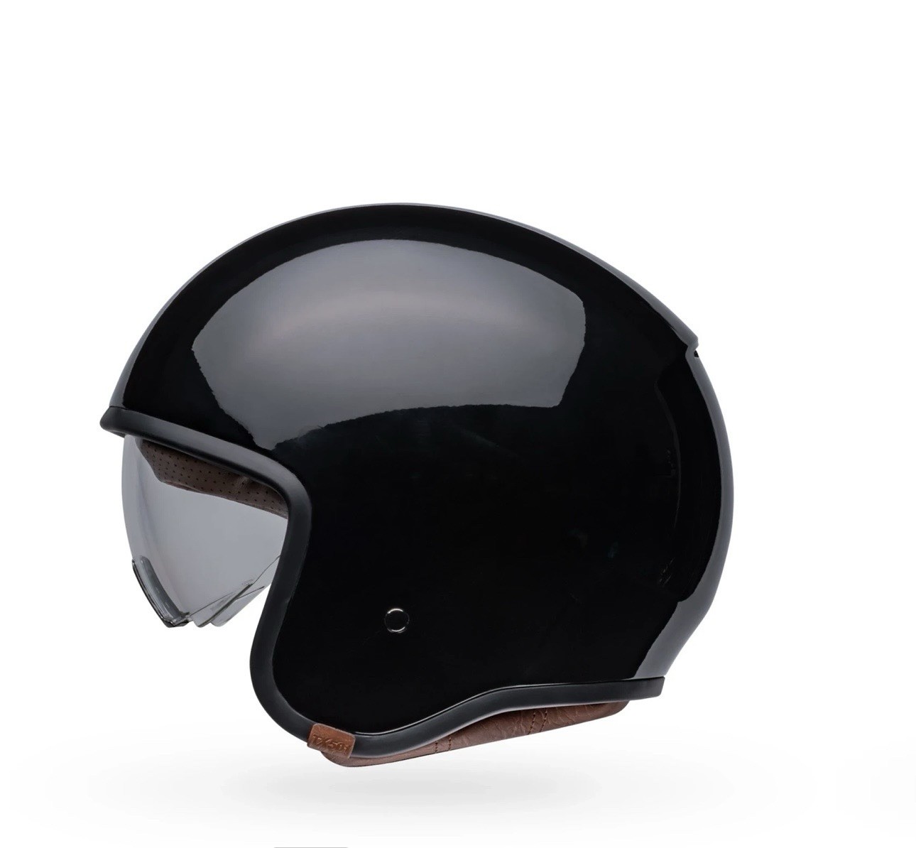 Bell TX501 Motorcycle Helmet Gloss Black Size Large With Extra Visor