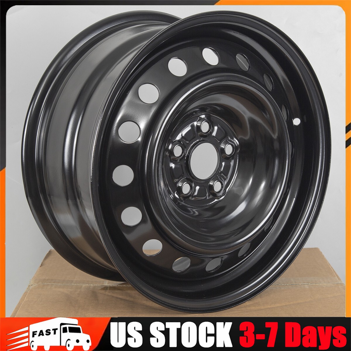 New Wheel For Toyota Corolla 2020-2024 16 Inch Black Steel Rim Wheel OEM QUALITY