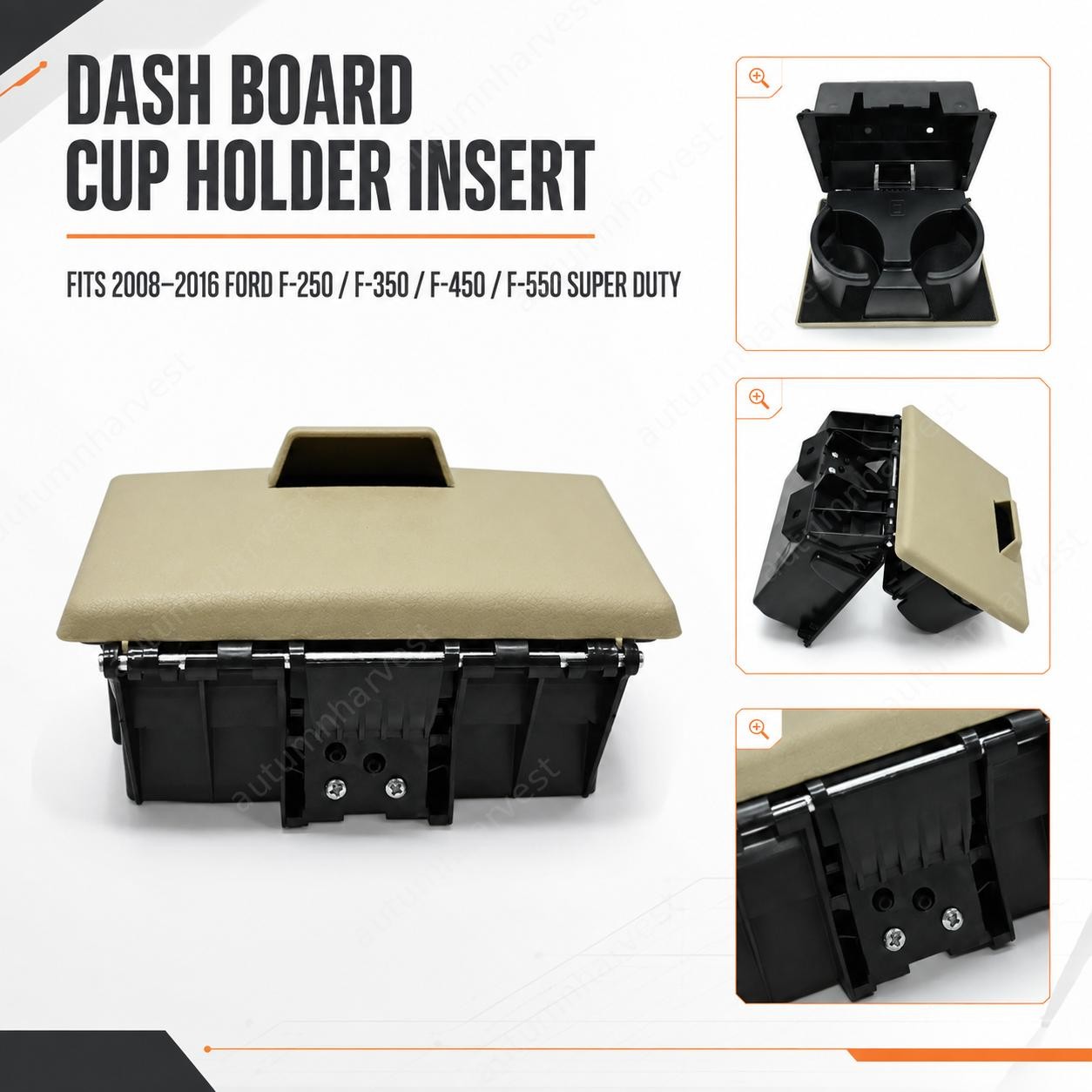 new Dashboard Cup Holder Camel Tan For Ford F-550 F-250 F-350 F-450 Super Duty new Dashboard Cup Holder Camel Tan For Ford F-550 F-250 F-350 F-450 Super Duty