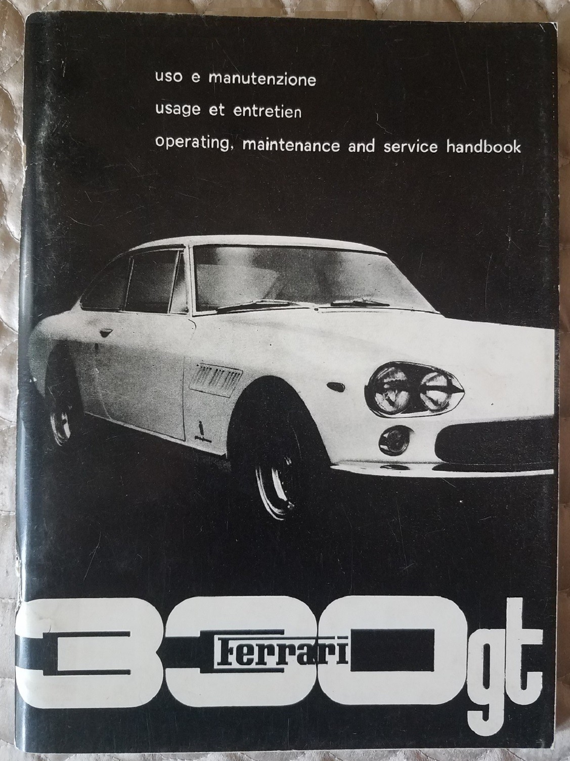 1964 Ferrari 330 GT 2+2 owner's manual (3rd printing) 