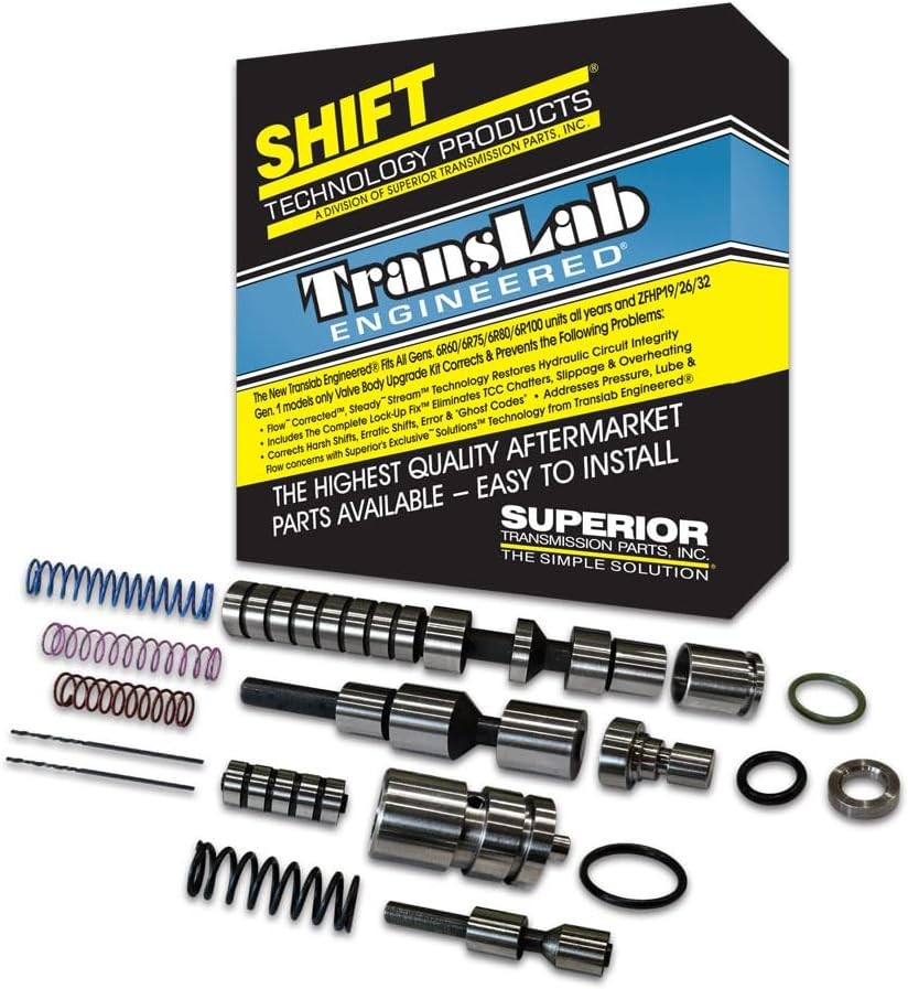 Superior 6R60 6R80 6R75 6R100 Valve Body Upgrade kit, STL-6R80