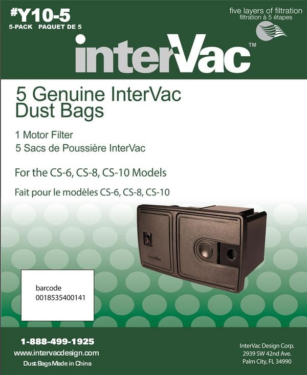 InterVac Design Y10-5  VACUUM CLEANER RV