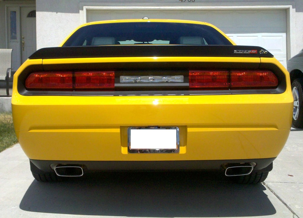 08-14 Dodge Challenger Taillight Blackout Center Deck Lid Trunk Decal 08-14 Dodge Challenger Taillight Blackout Center Deck Lid Trunk Decal