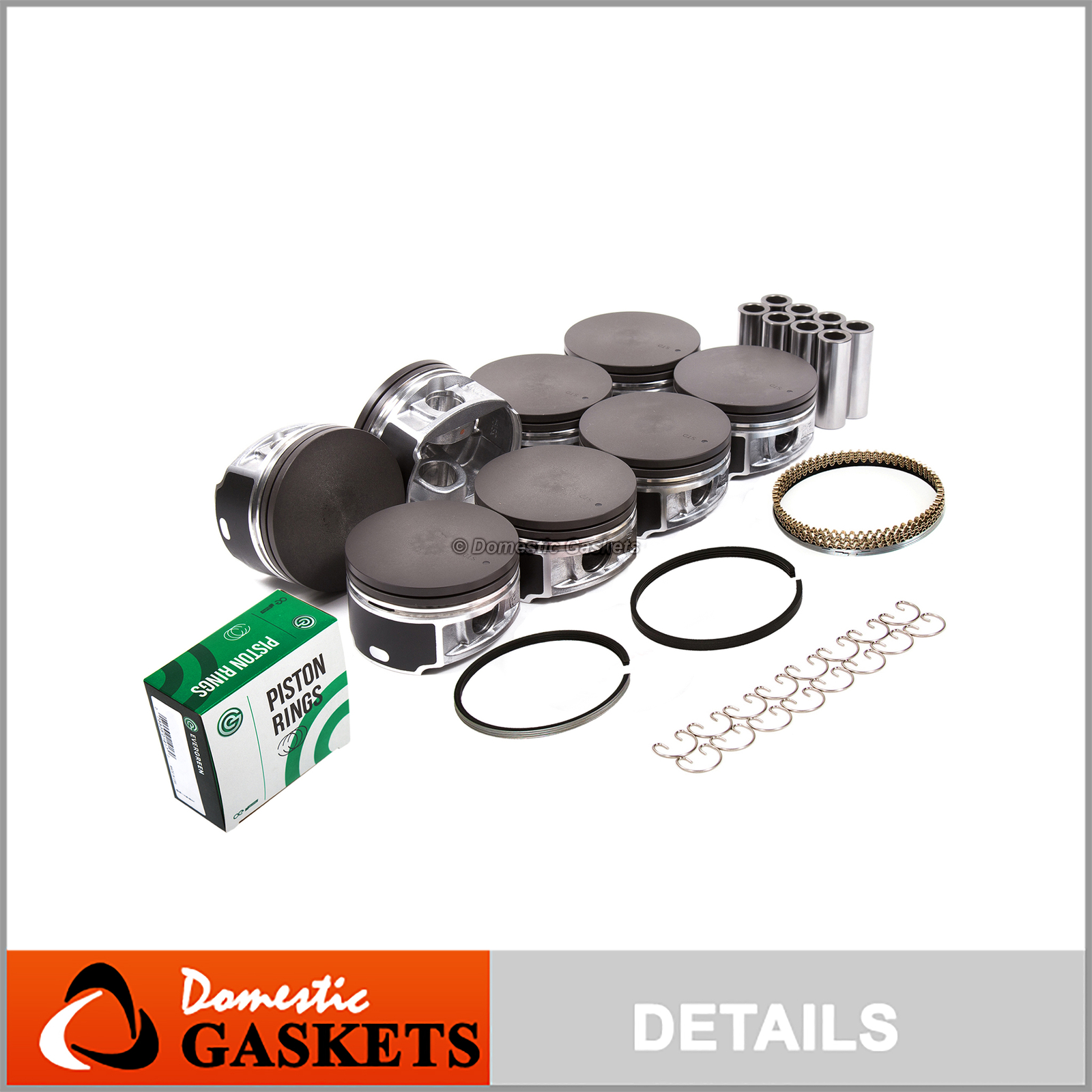 Pistons and Rings 04-14 Ford F150 F250 Expedition Mustang Lincoln 5.4 TRTION 24V