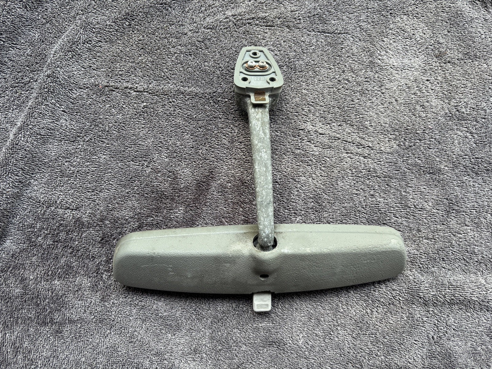 1979-83 Datsun 280ZX OEM Interior Rear View Mirror Gray Color Used Rough Cond.