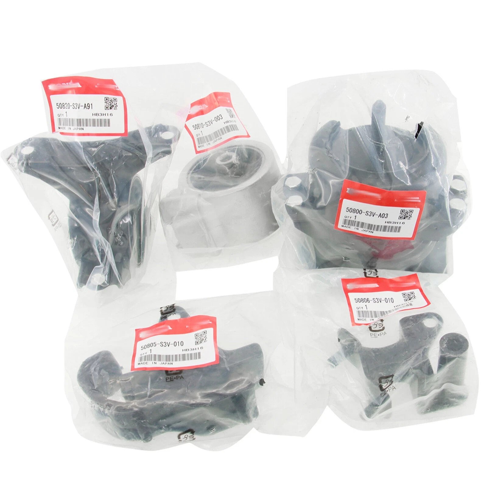 5PCS For Honda Pilot 4WD 3.5L 06-08/Acura MDX 3.5L 03-06 Motor&Trans Mount NEW 5PCS For Honda Pilot 4WD 3.5L 06-08/Acura MDX 3.5L 03-06 Motor&Trans Mount NEW