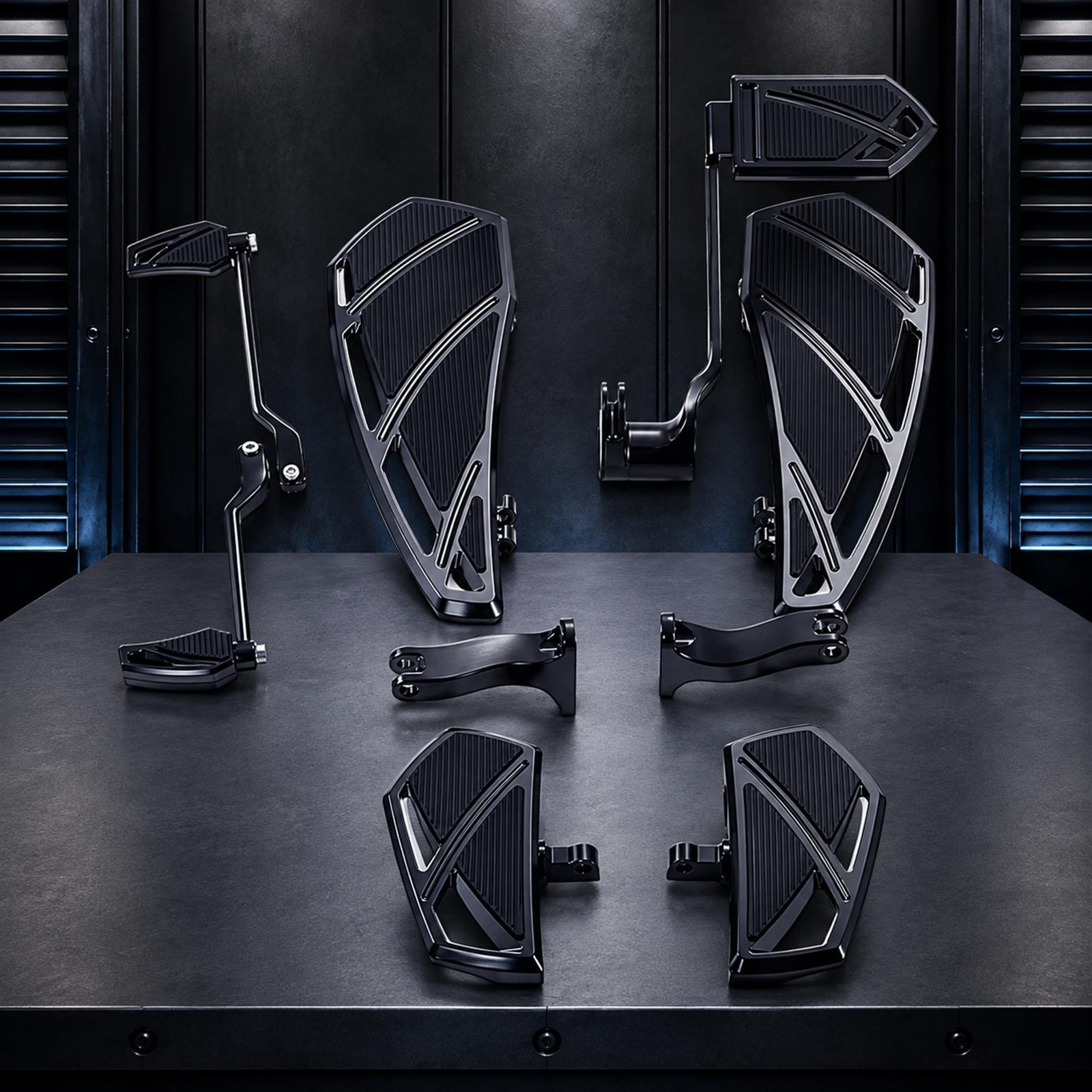 Fit Harley Touring FLHX FLHR 2014-2025/Front Rear Phantom Floorboards Install