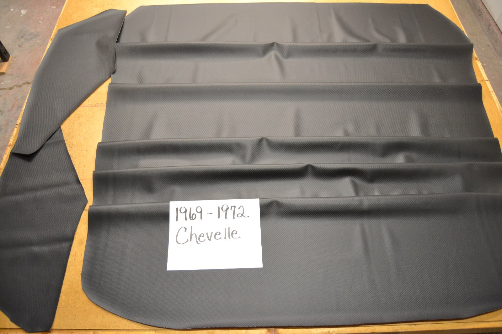 1969 69 1970 70 1971 71 1972 72 CHEVELLE BLACK CARBON FIBER LOOK HEADLINER USA