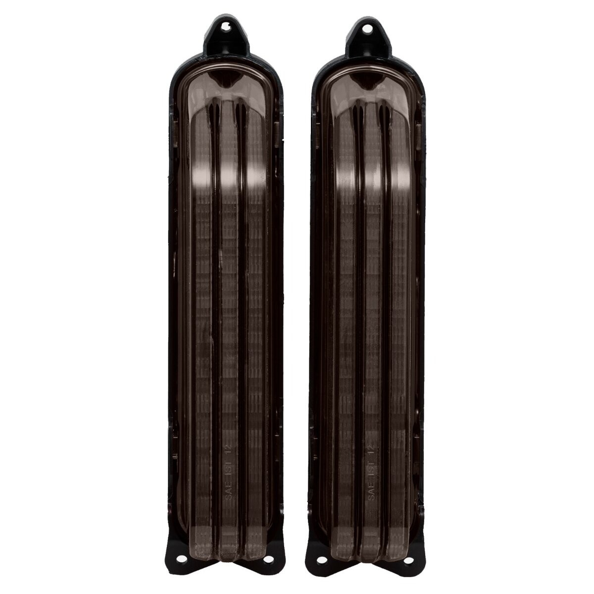 HogWorkz Black CVO Style LED Filler Panel Taillights w/Smoke Lens HW307011