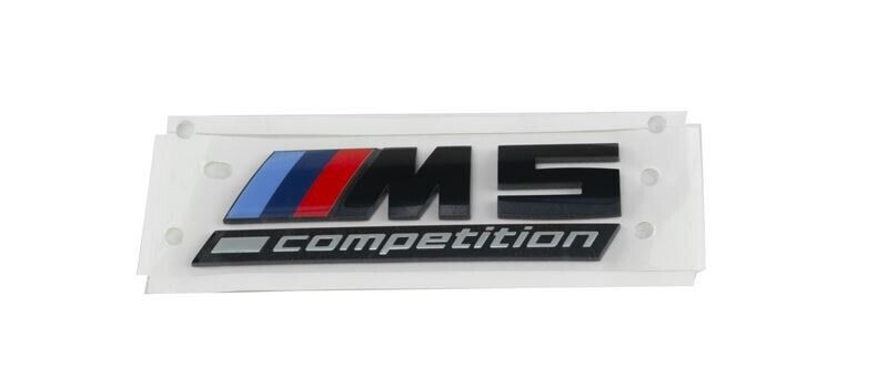 New Fits For F90 M5 Competition Rear Trunk Emblem Decal Badge BLACK