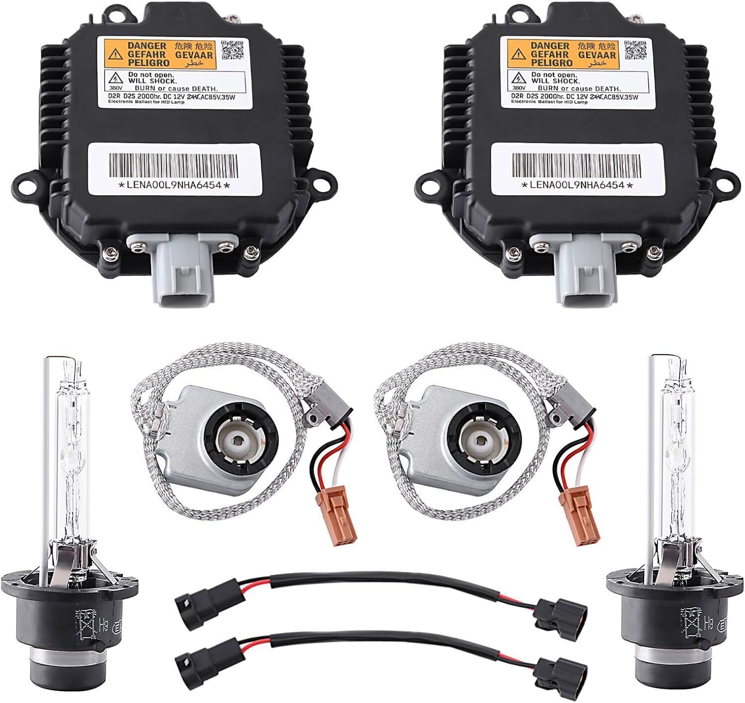 2pcs For 07-15 Infiniti G35 G37 Q40 Q50 Xenon Ballast Igniter HID D2S Bulb Kits