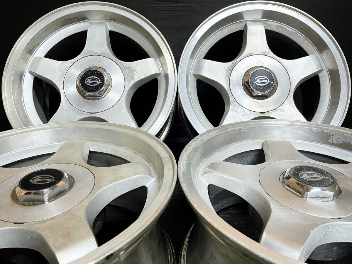 Super Rare Deep Rim '94-'96 Chevrolet Impala Ss Genuine 5-Spoke Wheels Pcd127 8.