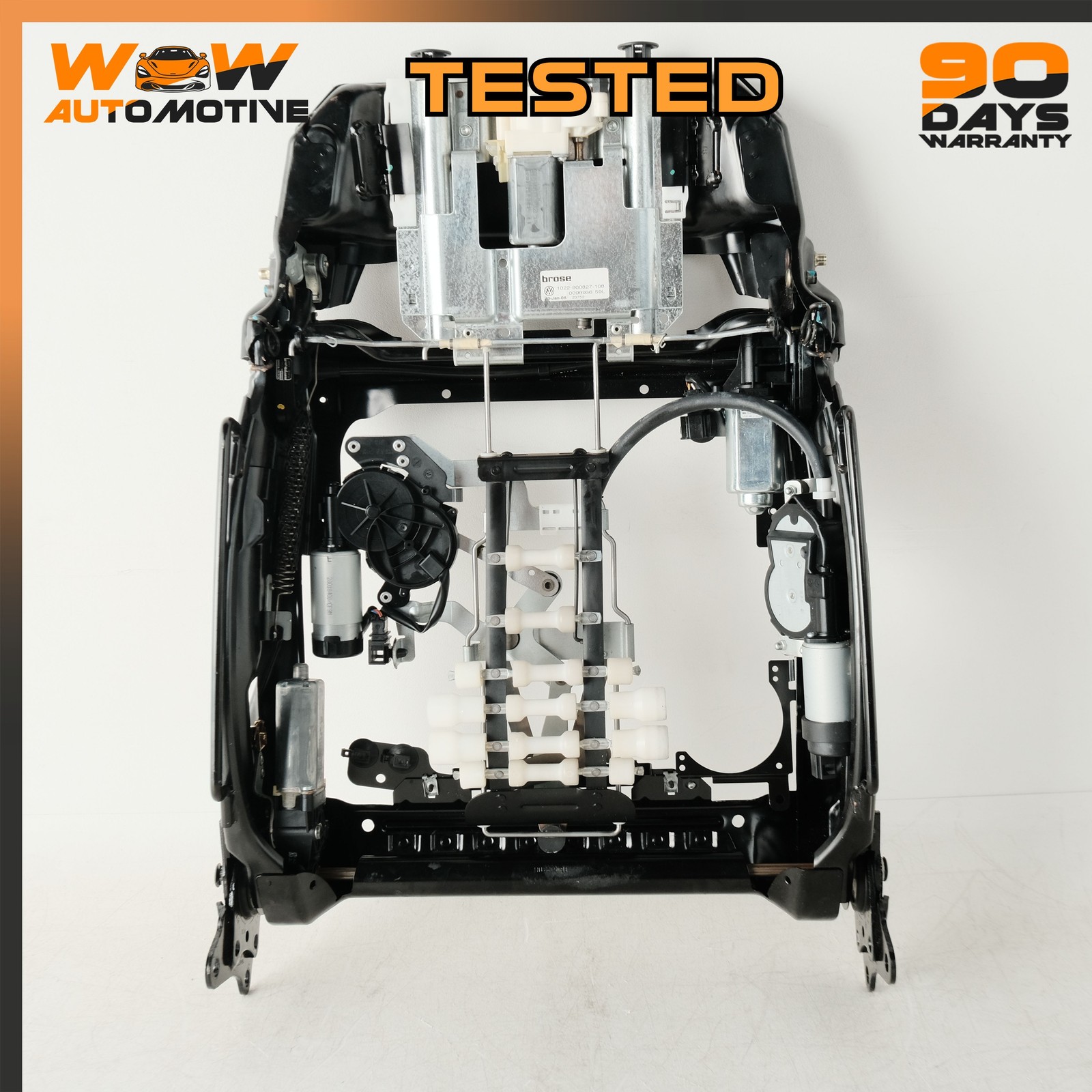 06-13 BENTLEY CONTINENTAL FLYING SPUR FRONT RIGHT SEAT FRAME LUMBAR SUPPORT OEM