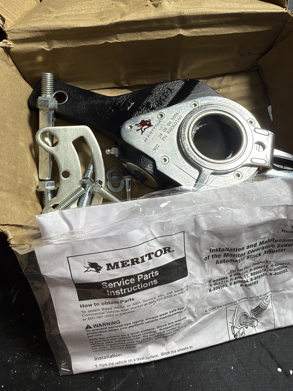 Meritor R806016A Automatic Slack Adjuster OEM Heavy Duty Truck Air Brake