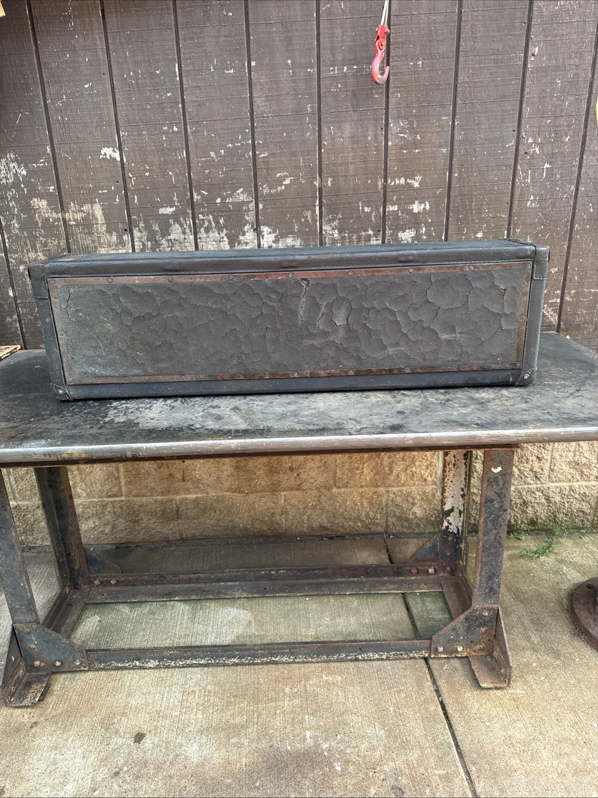 Vintage Early Kamlee Automobile Luggage / Trunk - Big Car - Pre War Rat Rod Vintage Early Kamlee Automobile Luggage / Trunk - Big Car - Pre War Rat Rod