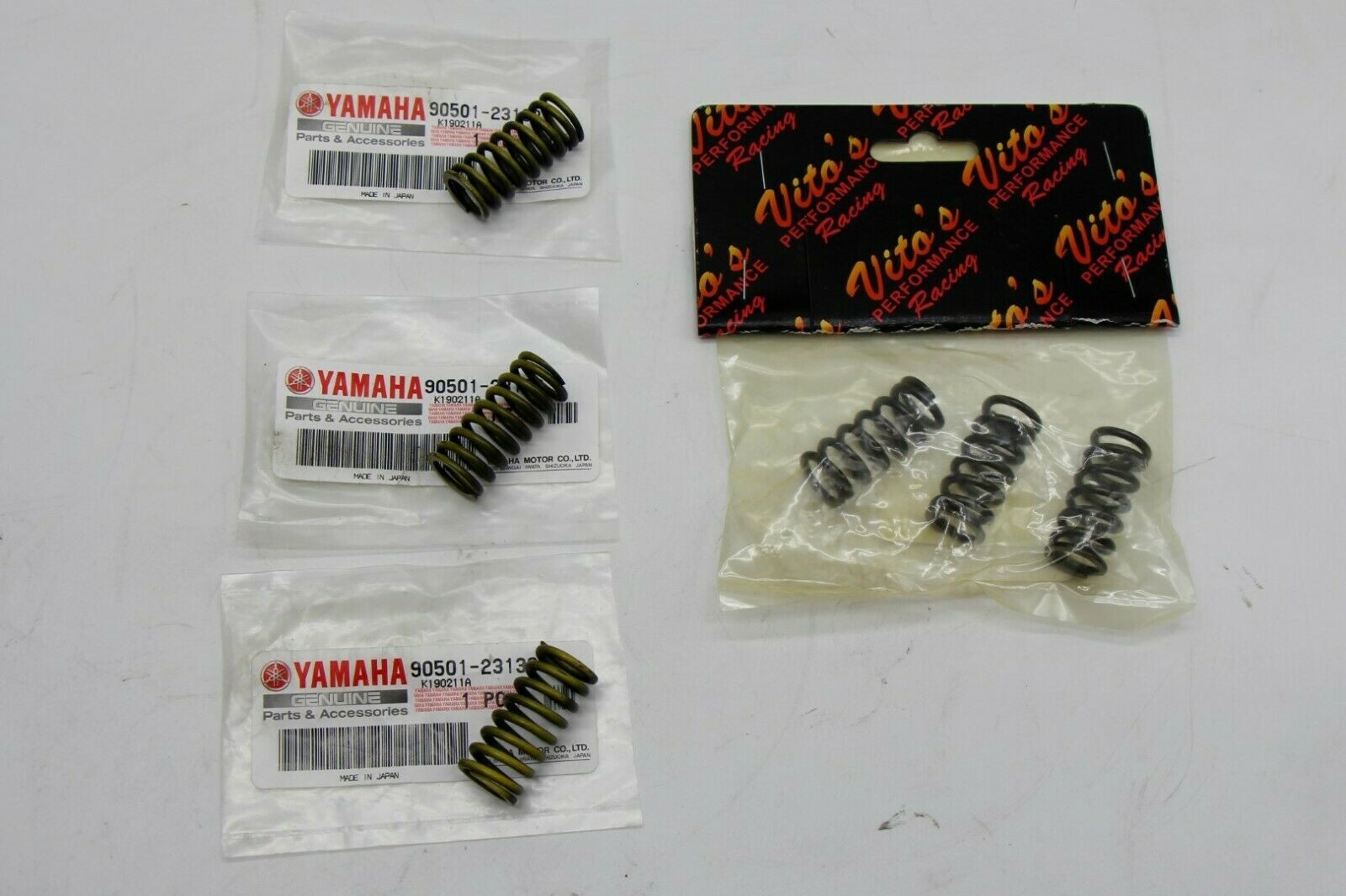 6 x Vito's CLUTCH SPRING KIT Yamaha Banshee: 3 Factory OEM + 3 Vito's
