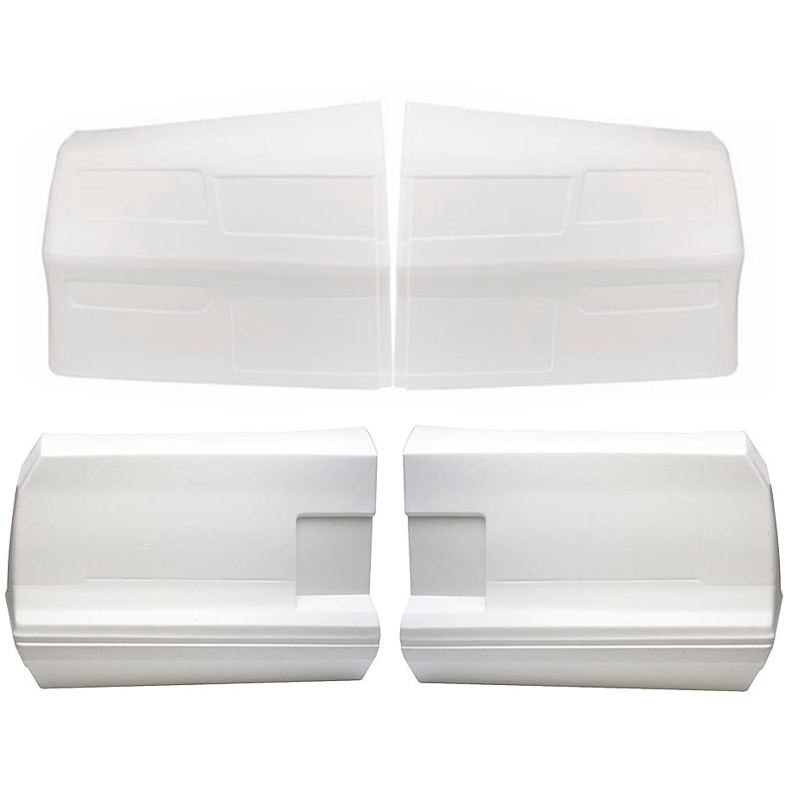 MD3 1981-88 Monte Carlo Stock Car Racing Nose/Bumper Kit, White