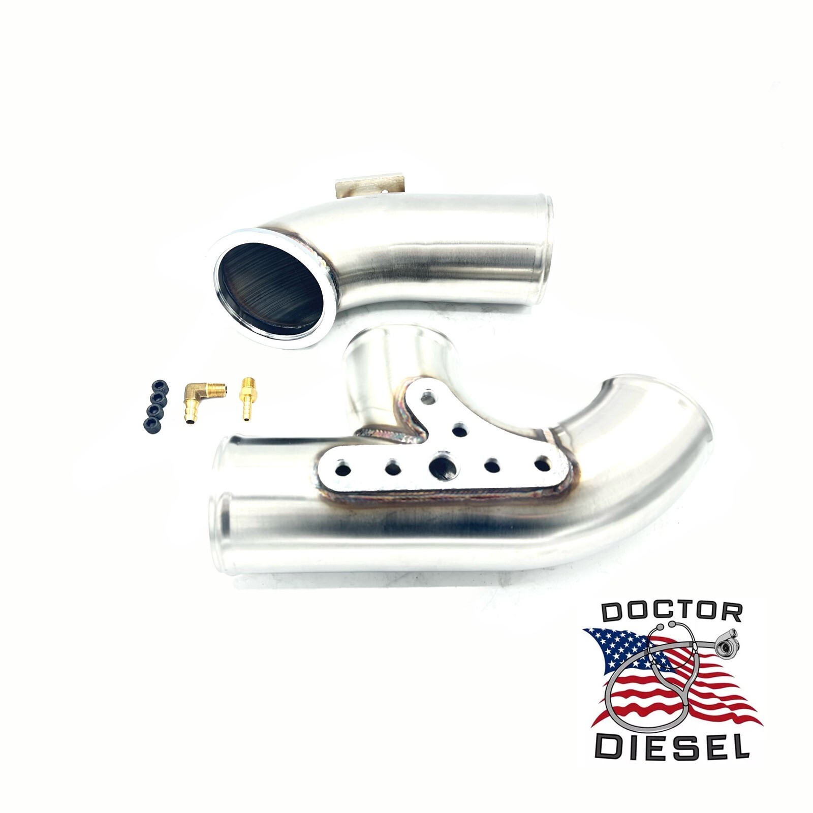 FOR 1999-2003 Ford 7.3L Powerstroke Diesel Stainless Intake Manifold Spyder Kit
