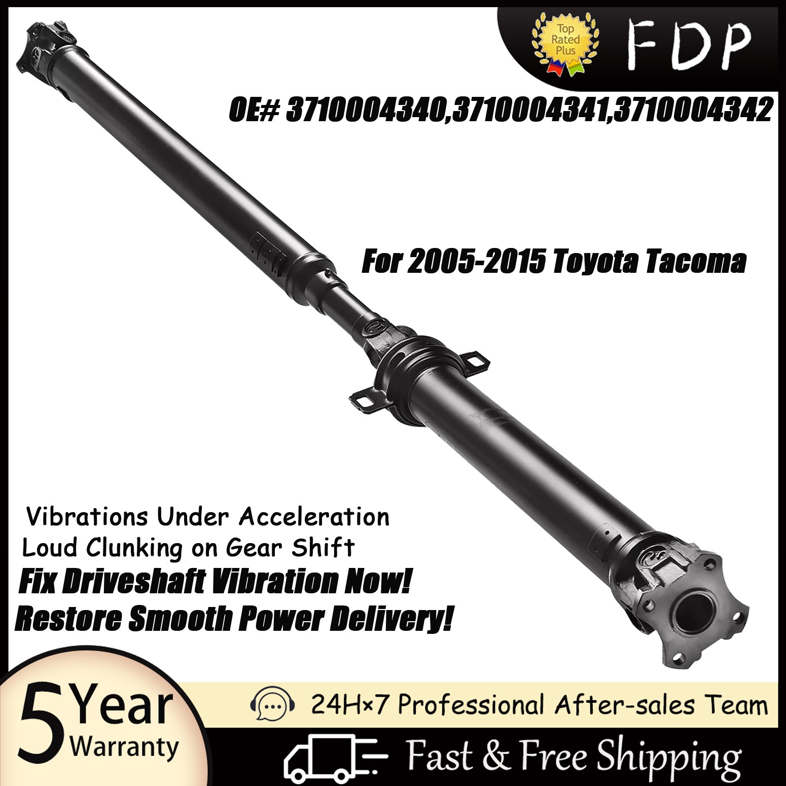 Rear Drive Shaft Assembly For 2005-2015 Toyota Tacoma 4WD 936-724 3710004340