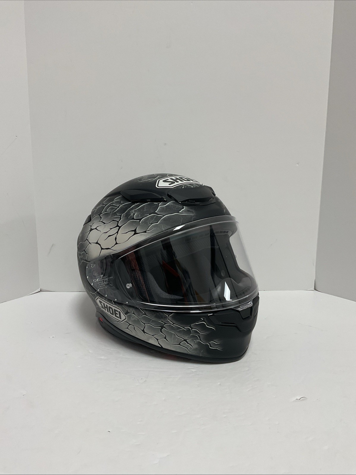 Shoei RF-1400 Gleam Helmet Black/Silver - Large 