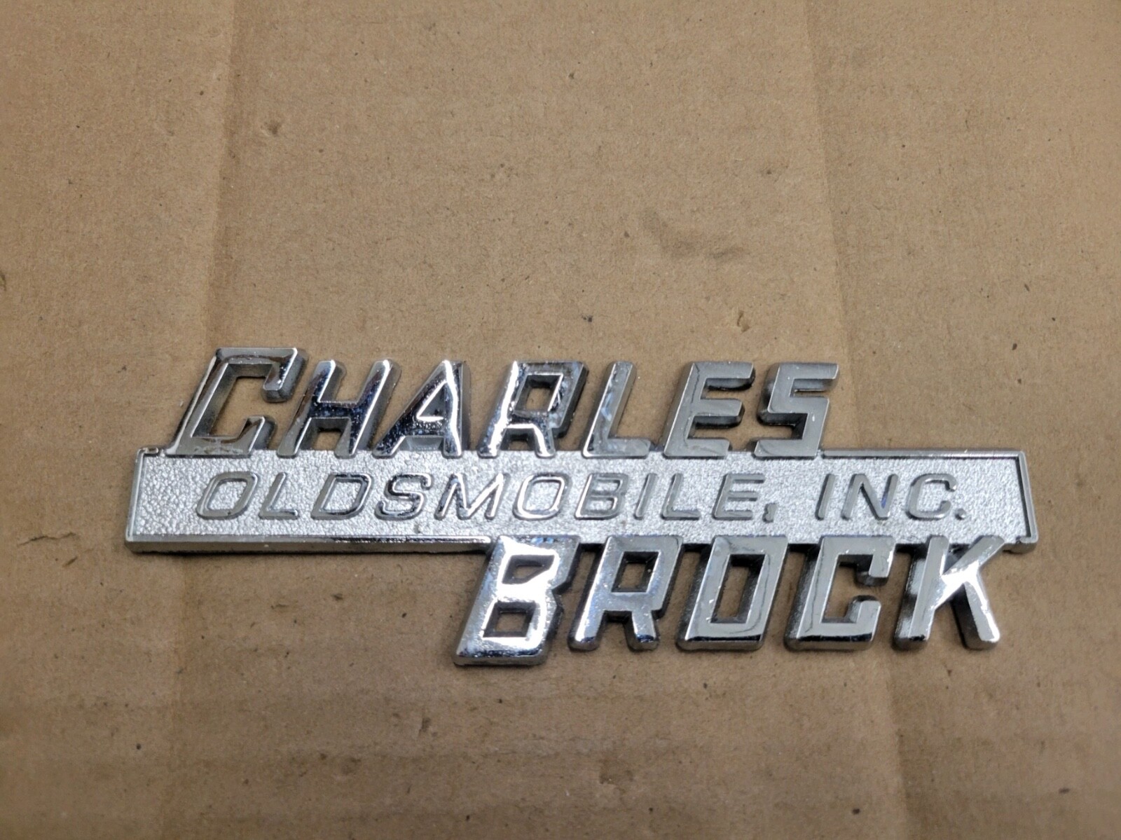Charles Brock Oldsmobile Hazelwood MO Car Dealership Dealer Emblem Badge Logo