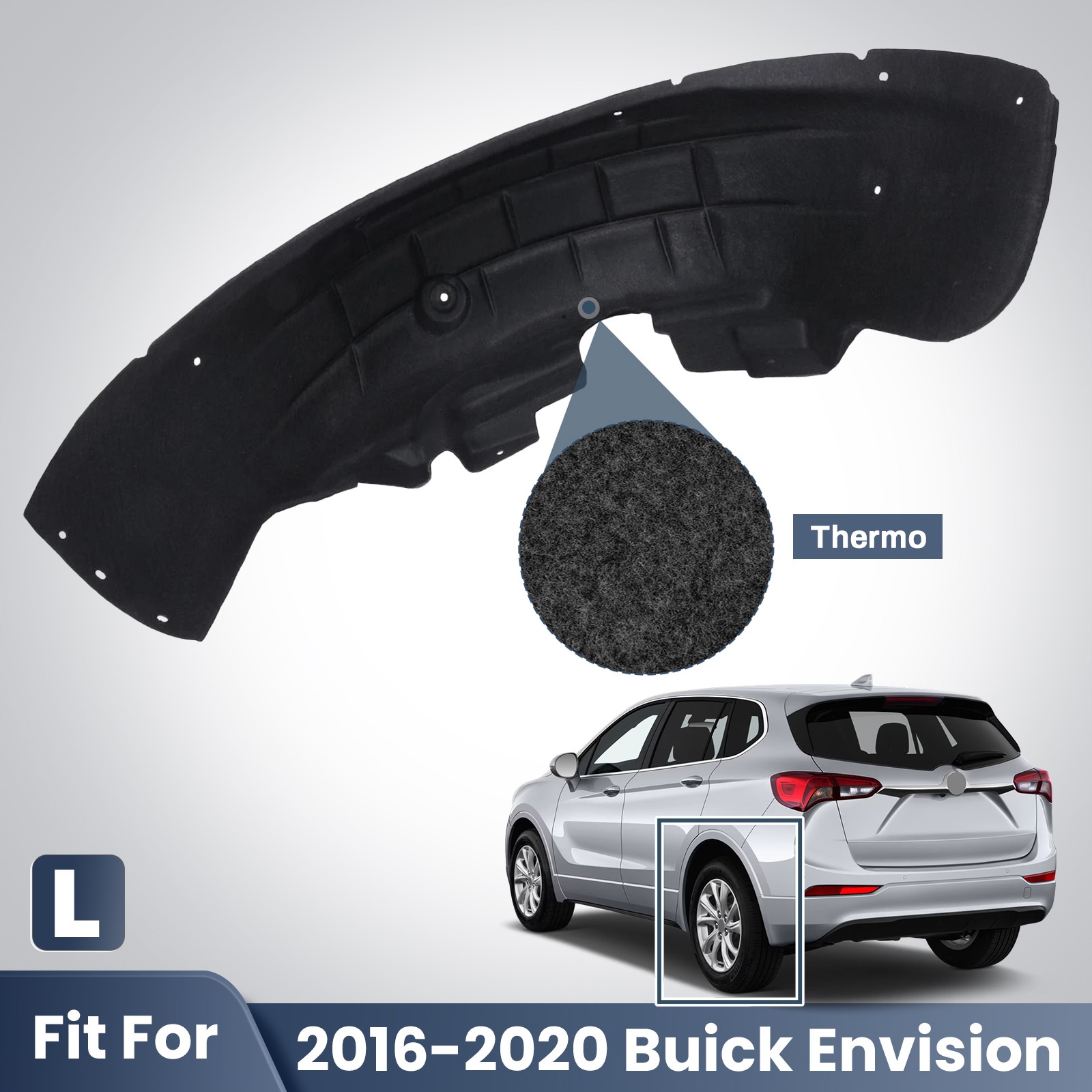 For 2016-2020 Buick Envision Rear Left Driver Side Fender Liner 22915588 Thermo