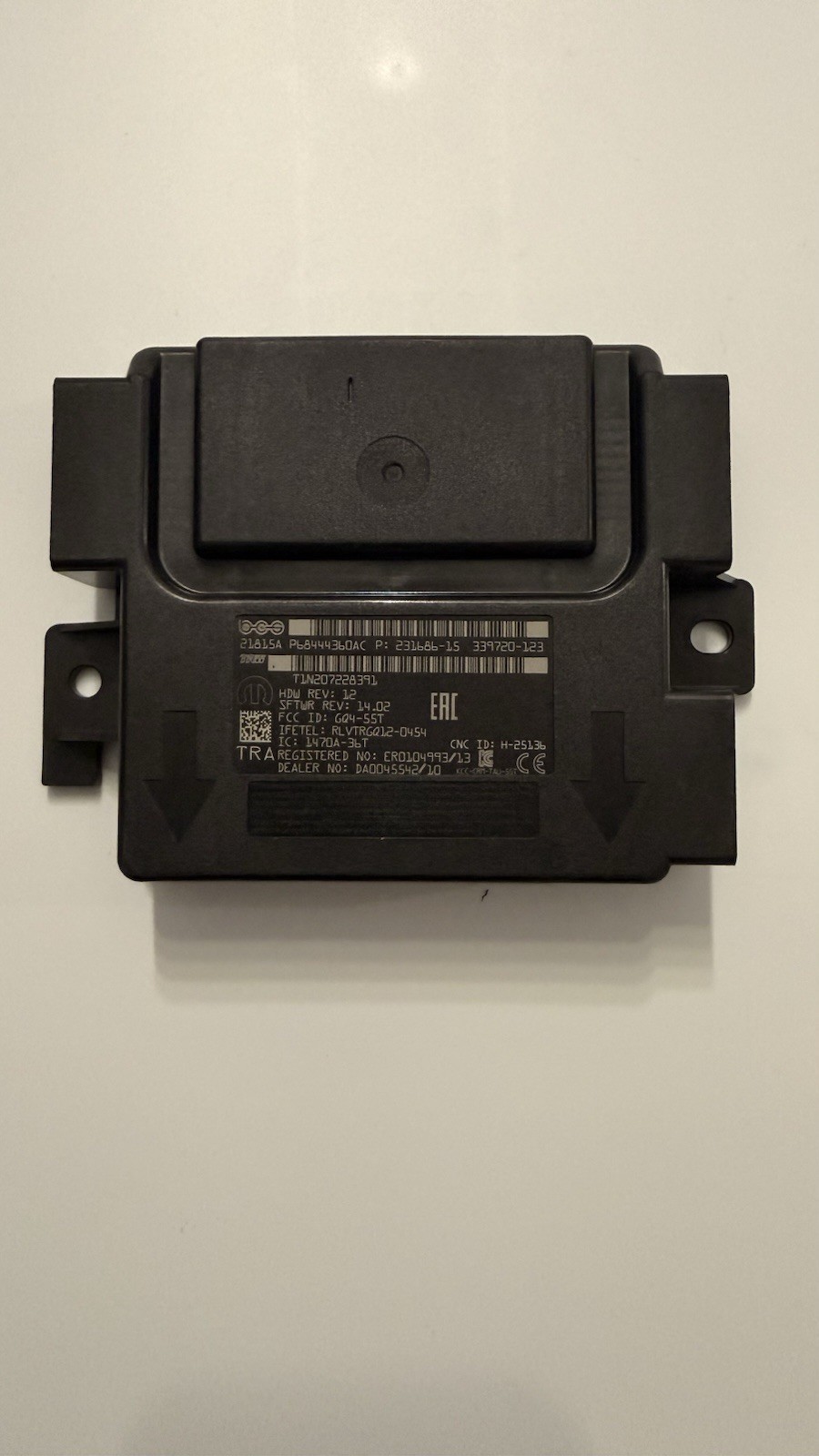 NEW OEM Mopar Proximity Keyless Entry Receiver 68444360AC Jeep Cherokee 20-23 NEW OEM Mopar Proximity Keyless Entry Receiver 68444360AC Jeep Cherokee 20-23