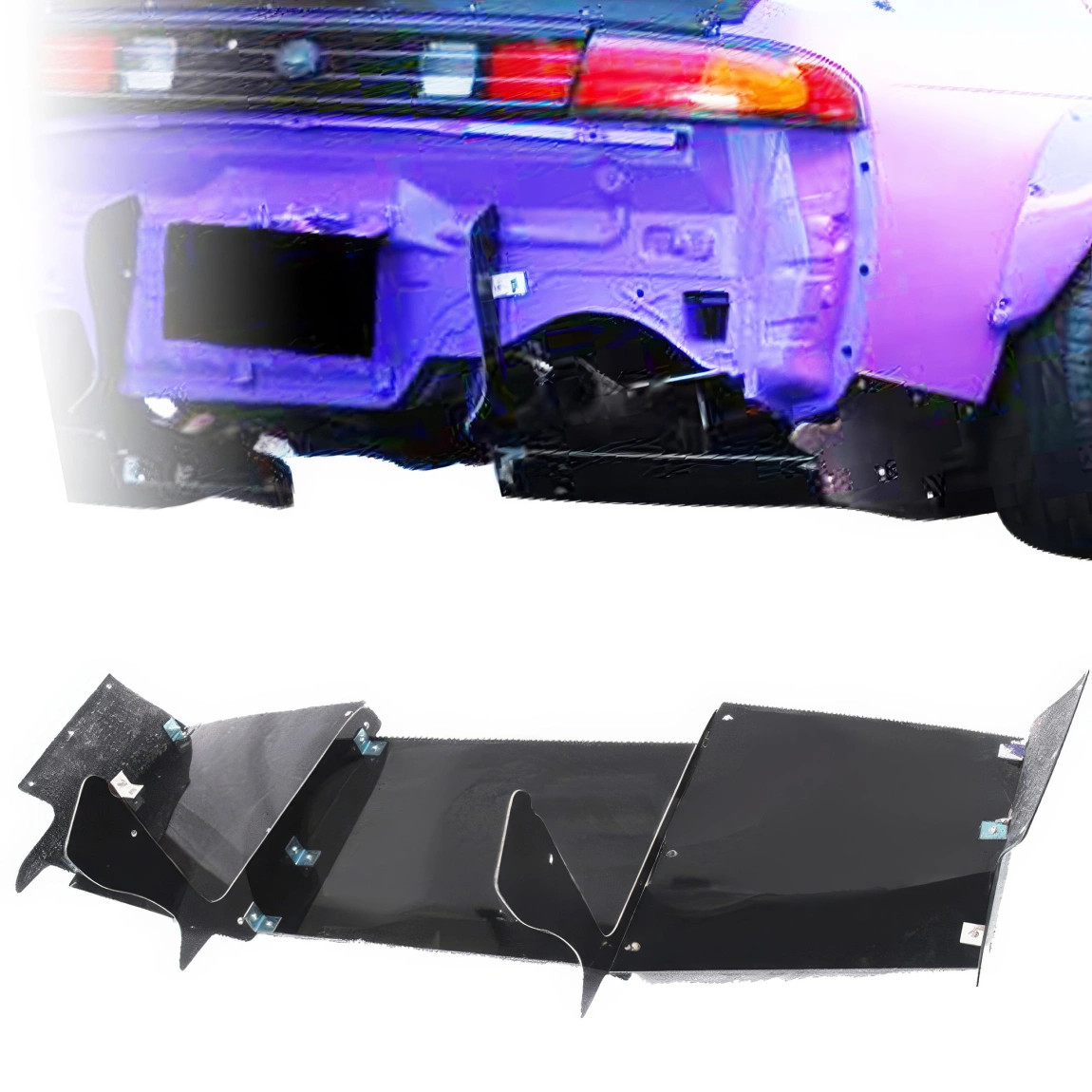 VSaero Plastic TKYO Boss Diffuser (S14) for 240SX Nissan 95-98 vsaeropart_10849