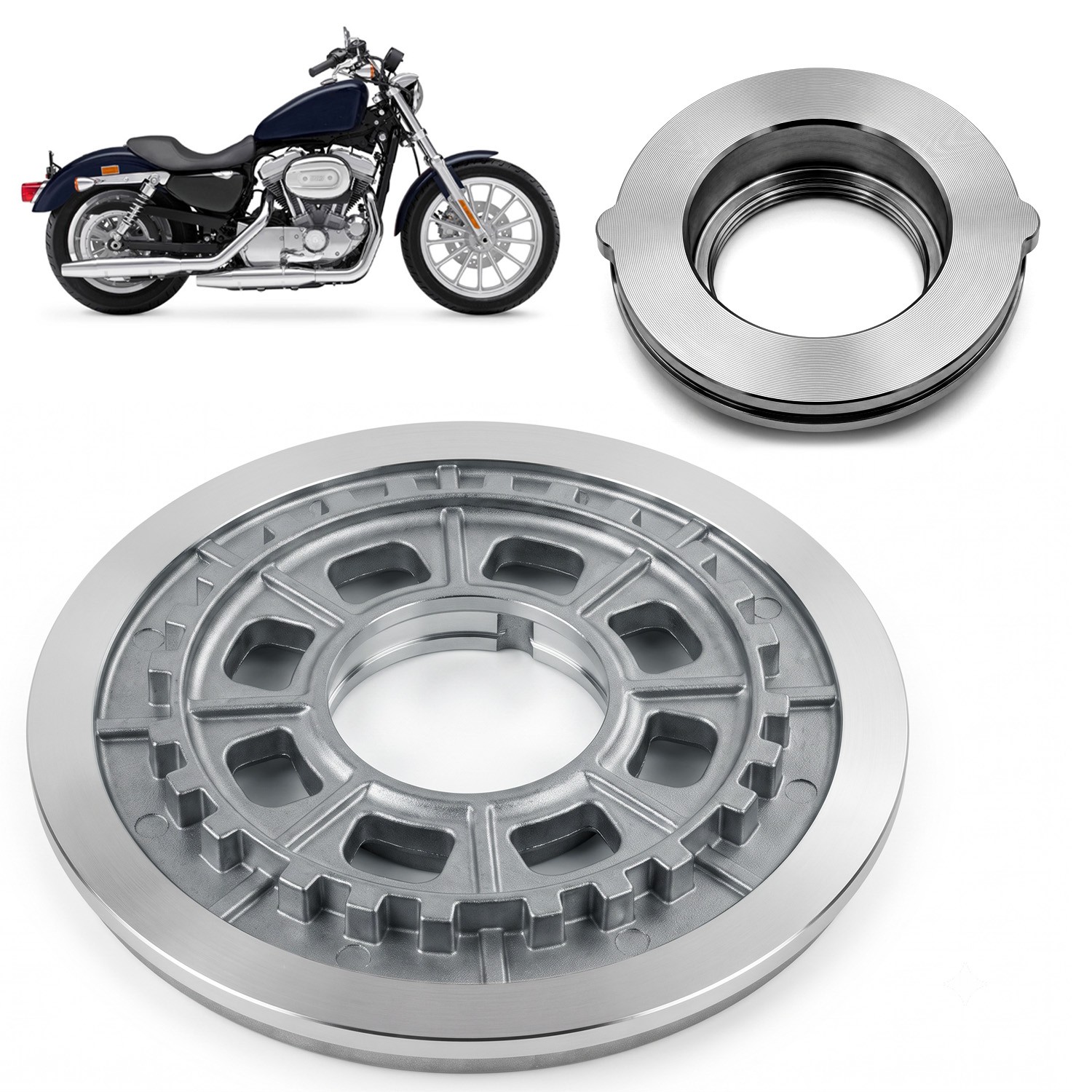 Clutch Pressure Rellease Plates Assy Kit For Harley Sportster 1200 883 1991-2020 Clutch Pressure Rellease Plates Assy Kit For Harley Sportster 1200 883 1991-2020