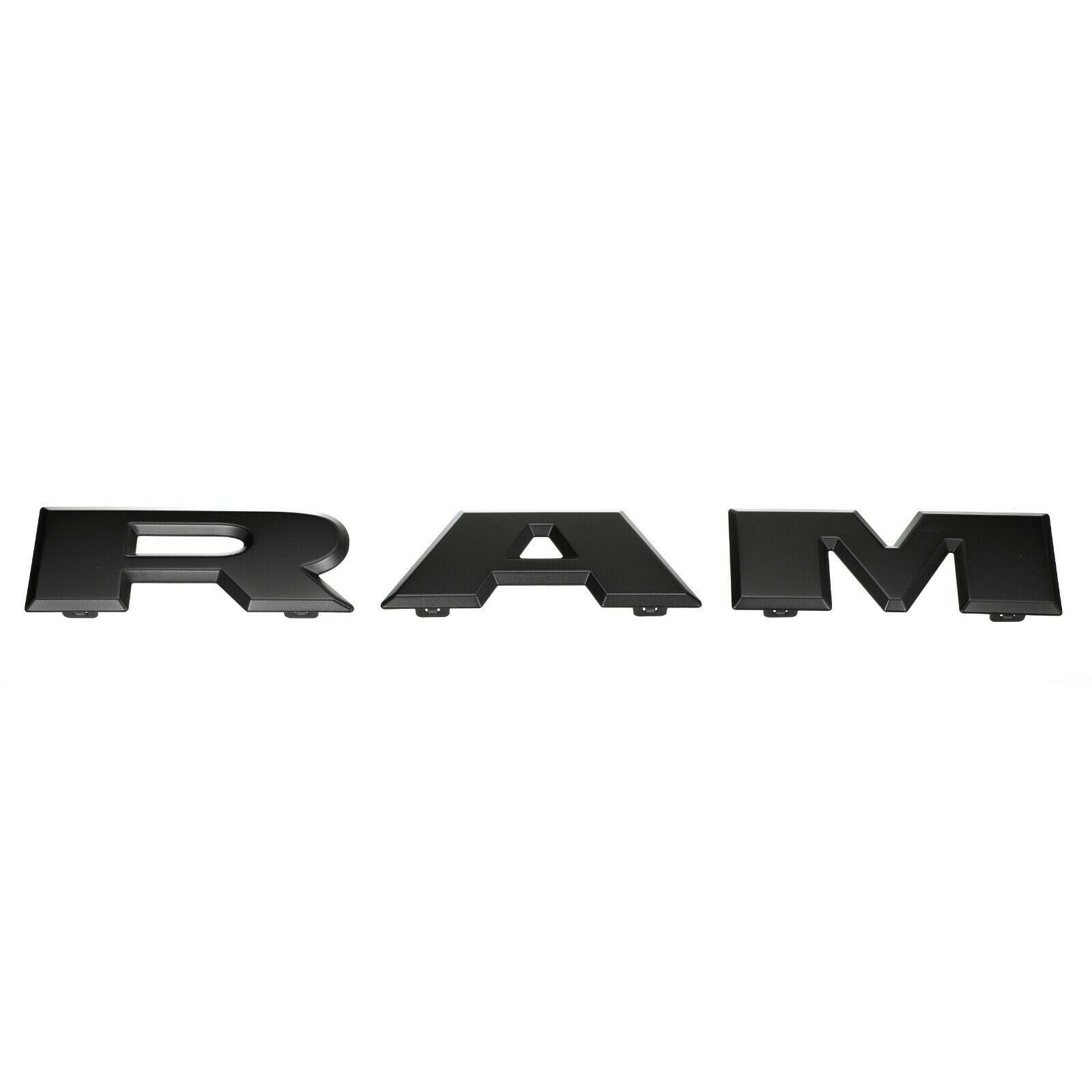 19-23 RAM 2500 3500 4500 5500 GRILLE EMBLEM NAMEPLATE 68358570AA Matte Black