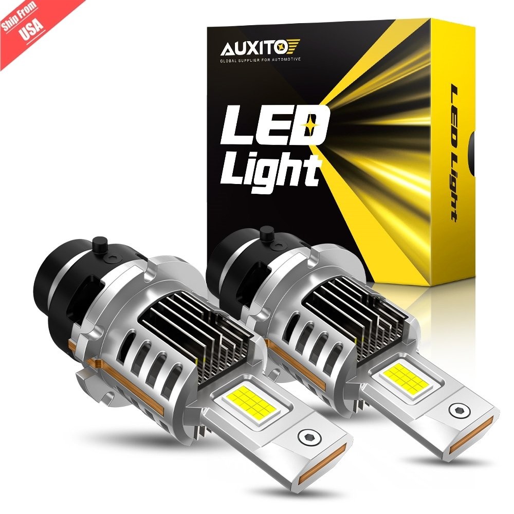 AUXITO D4S LED Headlight Bulb Replace HID Xenon Super White 6500K Conversion Kit