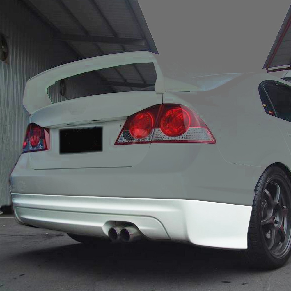 Fits 06-11 Acura CSX (JDM Civic) Mu-gen Style Rear Bumper Lip (ABS) Fits 06-11 Acura CSX (JDM Civic) Mu-gen Style Rear Bumper Lip (ABS)