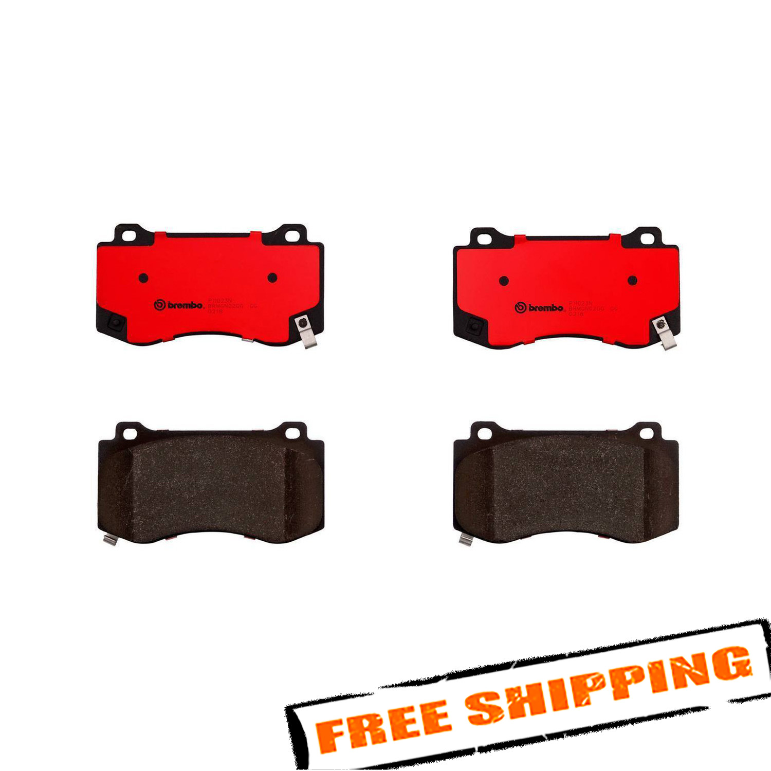 Brembo P11023N Ceramic Front Disc Brake Pad Set for 2006-2020 Dodge Charger