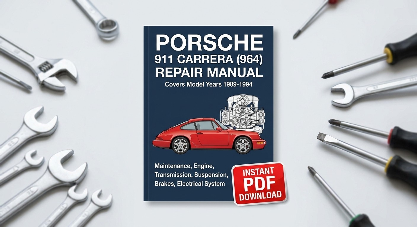 Porsche 911 Carrera 964 Model Years 1989 to 1994 Repair Manual