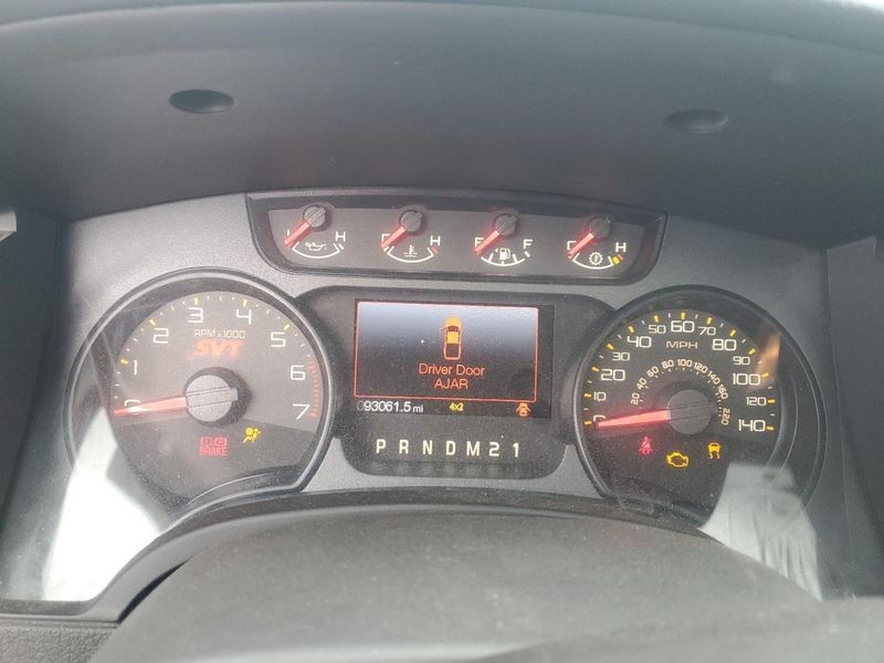 13-14 FORD F150 SVT RAPTOR INSTRUMENT GAUGE CLUSTER PANEL SPEEDOMETER 93K MILES 13-14 FORD F150 SVT RAPTOR INSTRUMENT GAUGE CLUSTER PANEL SPEEDOMETER 93K MILES