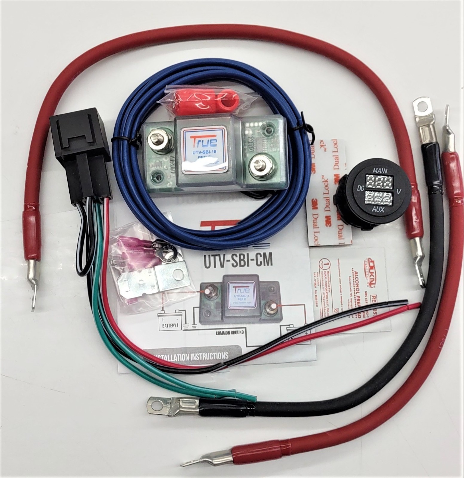 TRUE UTV-SBI-CM Dual Battery Connect and Monitor Kit For All UTV Models
