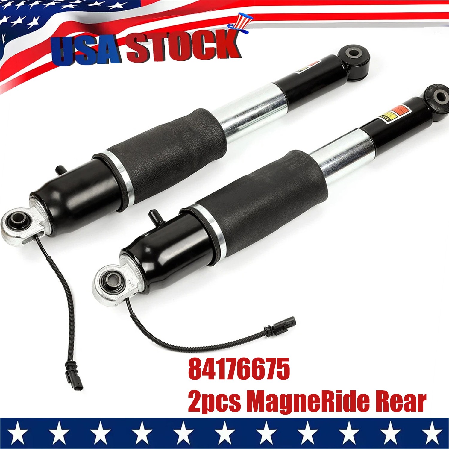 For 15-21 Cadillac Escalade Chevy GMC 2pcs MagneRide Rear Struts Shock 84176675