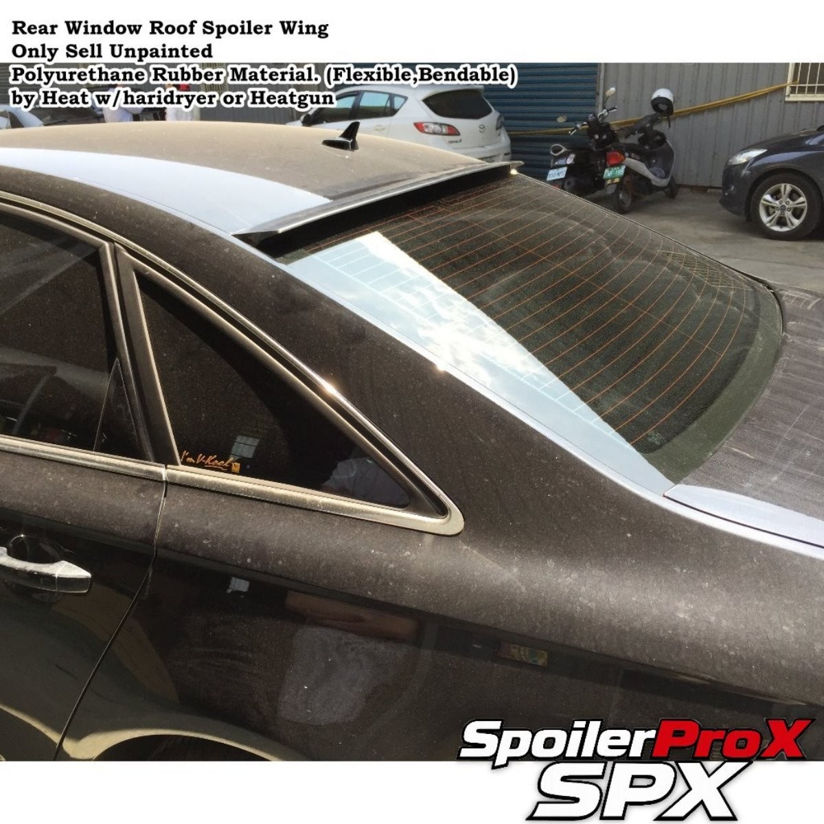 Rear Window Roof Spoiler Wing Fits Peugeot 607 2004-2008 Sedan SpoilerProX 229V