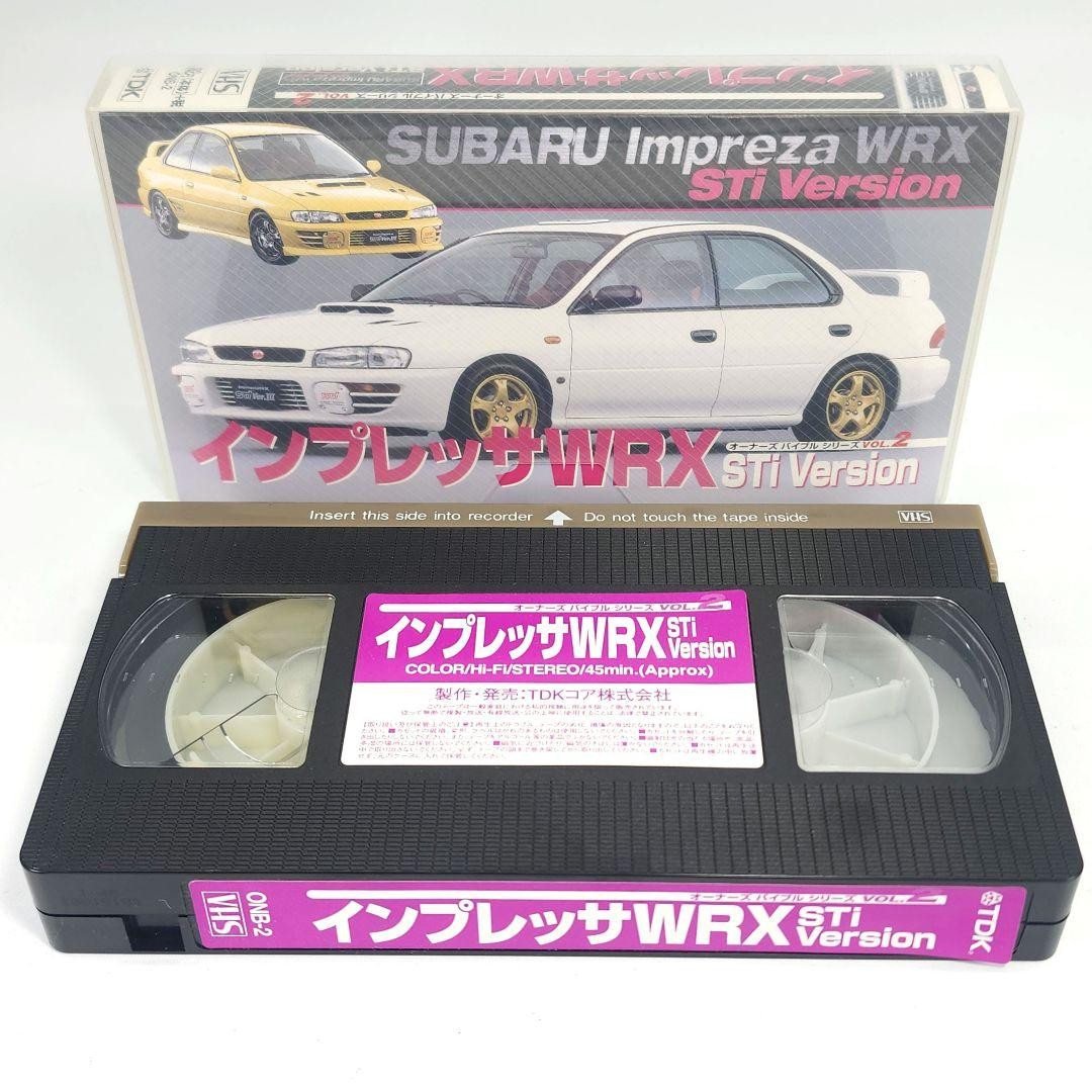 Subaru Impreza WRX STi Version Owner\'s Bible Vol 2 VHS Video Tape WRC JDM Japan