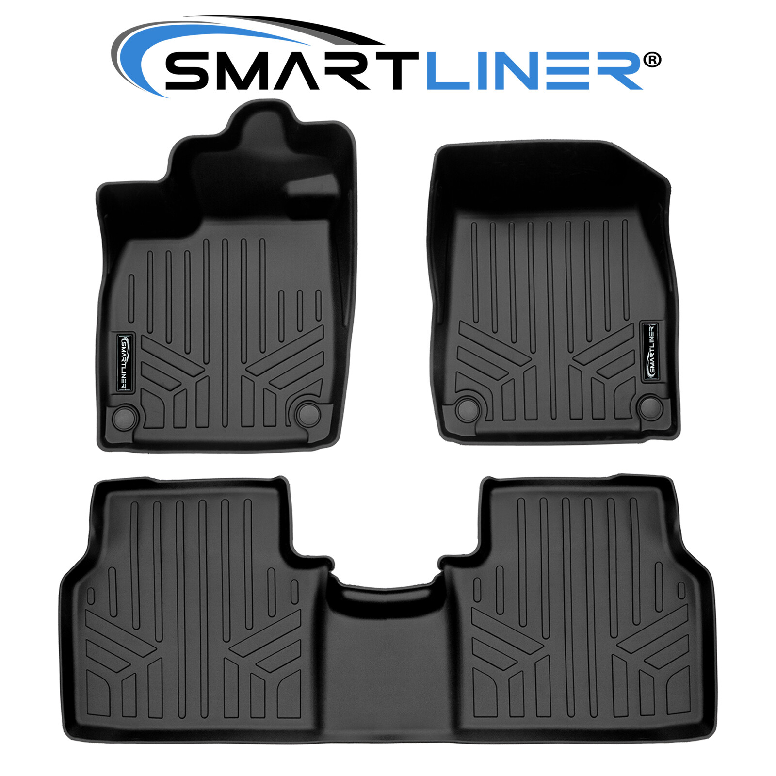 SMARTLINER 2 Row Floor Mats Liner Set 2022-2026 Audi Q4 e-tron Sportback e-tron