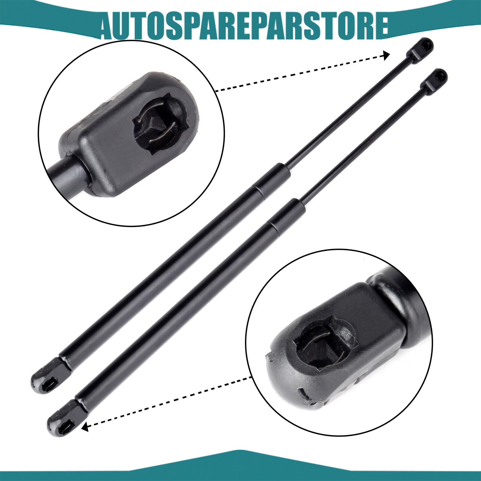 For 1994-2004 Ford Mustang Pair Rear Trunk Gas Lift Supports Shocks Struts Props