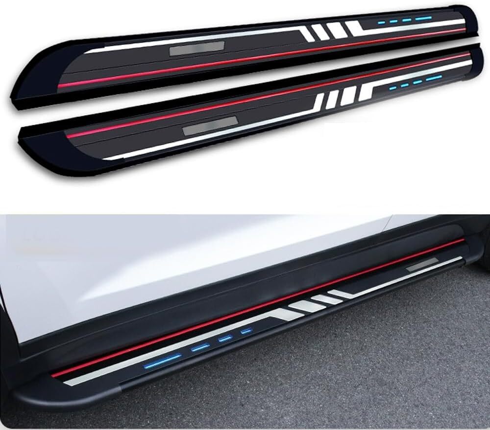 2PC Fixed Aluminium Fit For Acura MDX 2023 2024 Running Board Side Step Nerf Bar
