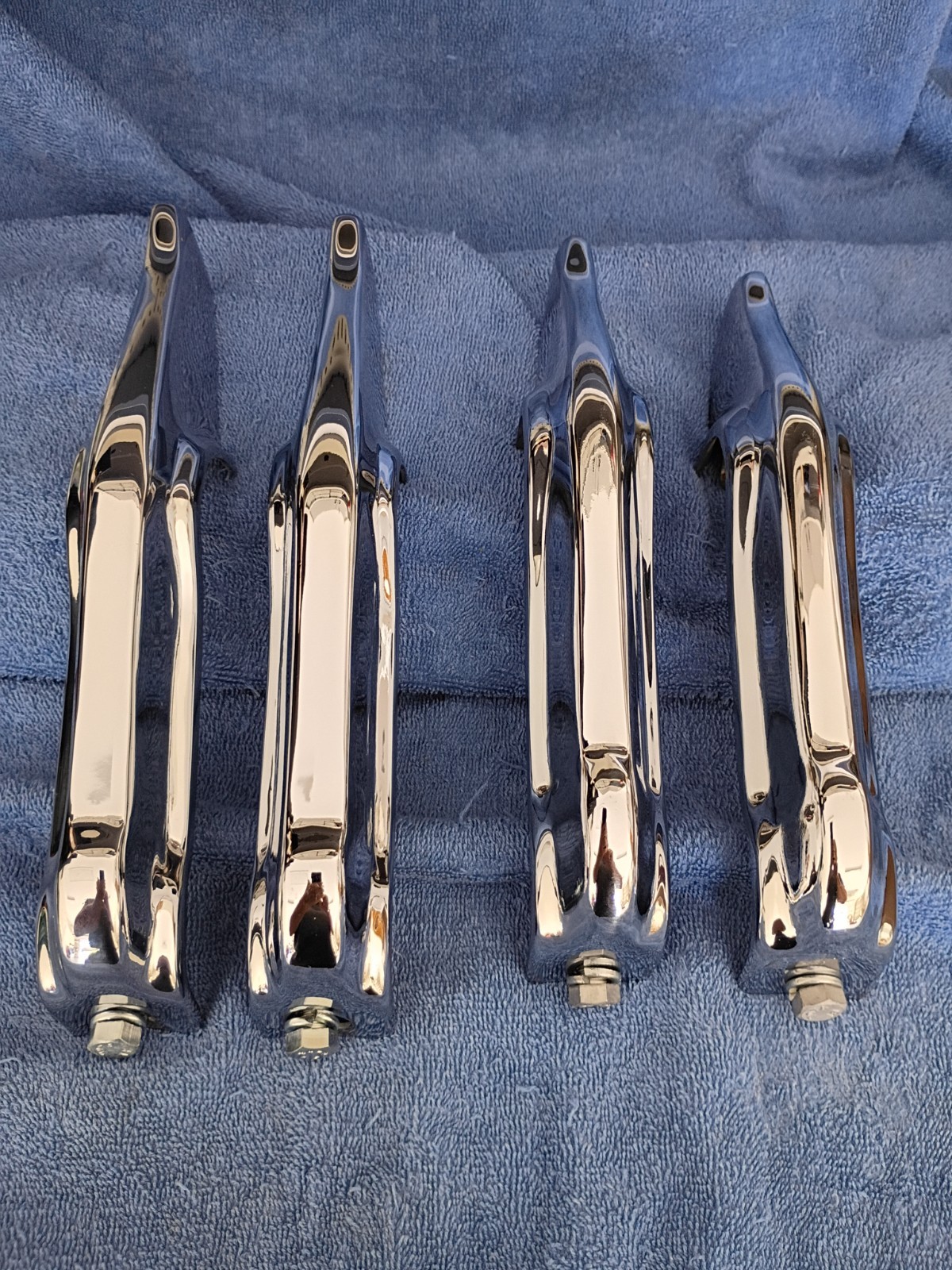 1964 Chevelle Front & 1964/1965 Rear Bumper Guards (Re-Chromed) 985830, 985761 1964 Chevelle Front & 1964/1965 Rear Bumper Guards (Re-Chromed) 985830, 985761