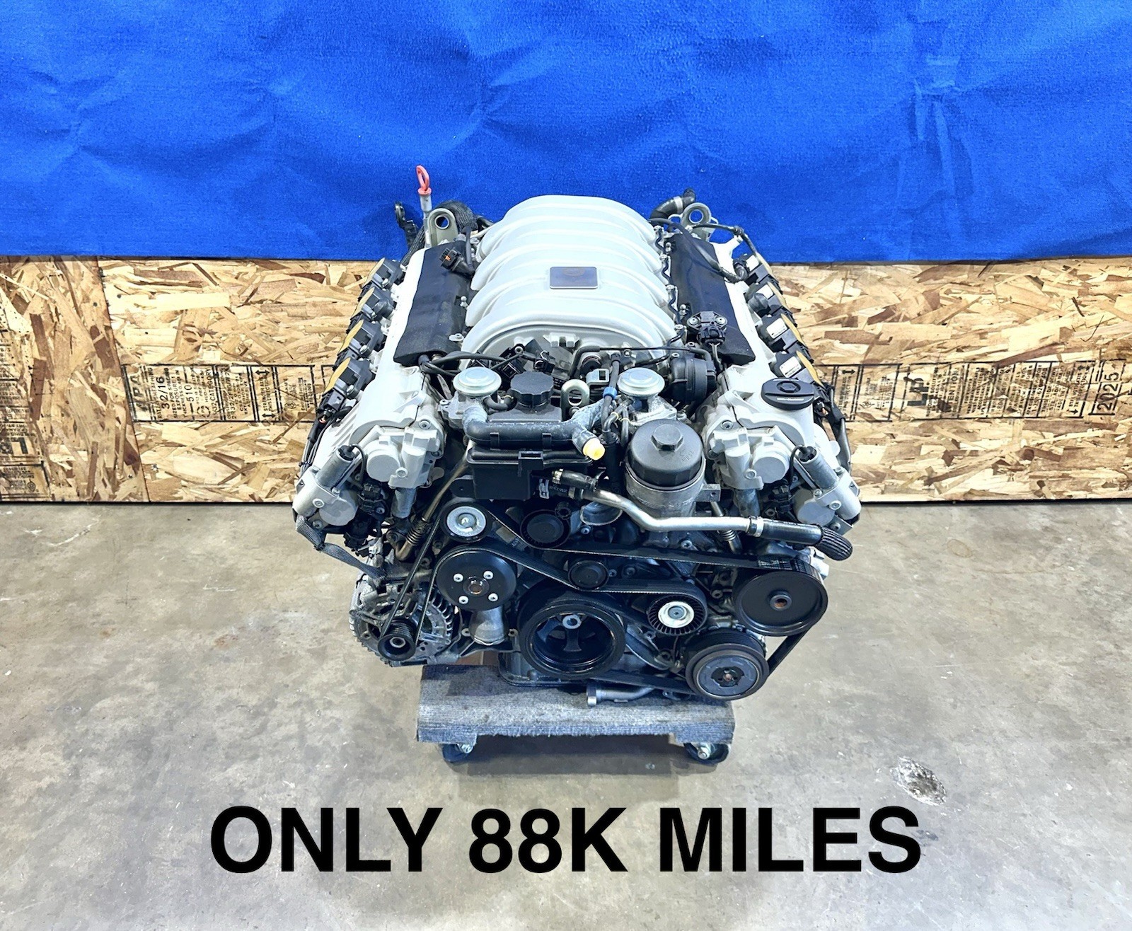 07 - 11 MERCEDES W219 CLS63 AMG 6.3L V8 M156 ENGINE MOTOR BLOCK ASSEMBLY 88K OEM