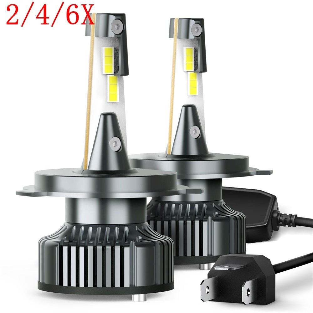2/4/6X H4 9003 LED Headlight Conversion Bulbs Kit 120W 20000LM Lamps Hi/Lo Beam