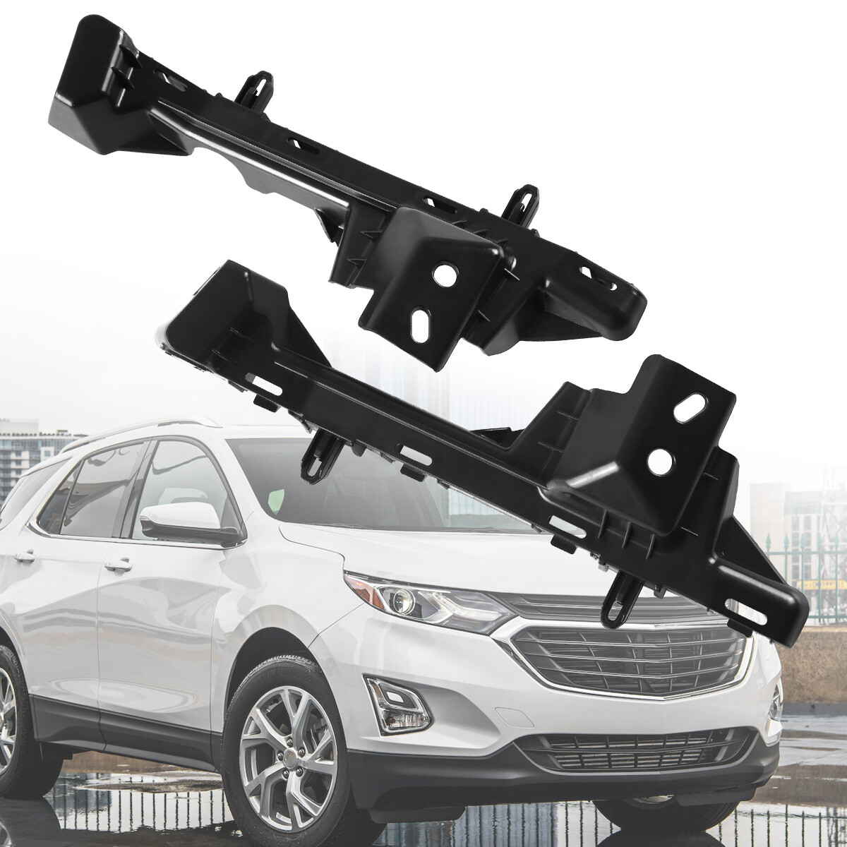 For 2018-2022 Chevy Equinox Front Bumper Retainer Brackets Driver Passenger Side