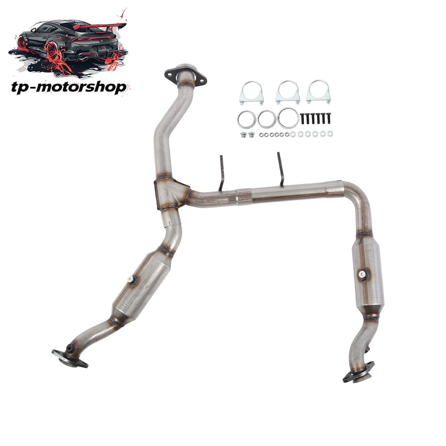 2x Turbo Catalytic Converter For 2015-2017 Ford Expedition Lincoln Navigator
