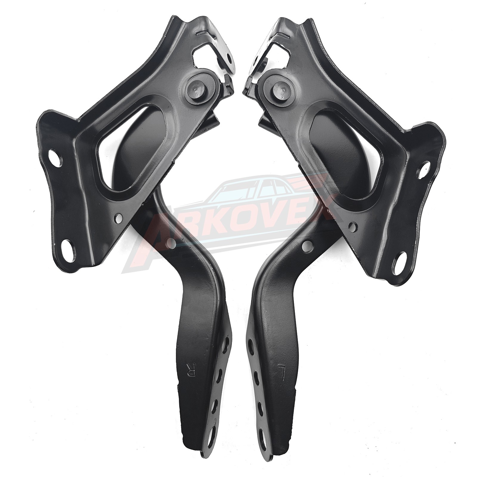 2pcs Driver & Passenger Side Hood Hinge Set For 2019-2025 Toyota RAV4
